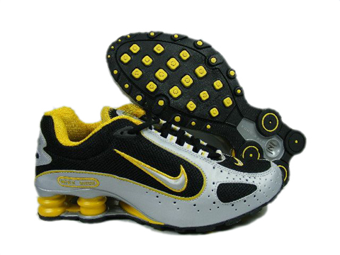 Nike Shox Monster Black Silver Yellow - Click Image to Close